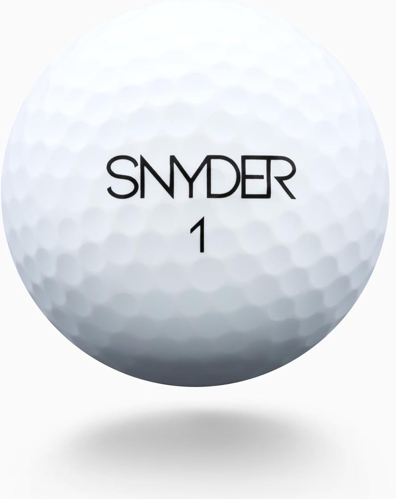Snyder USA Soft Plus Golf Balls - 2-Piece Construction Soft Golf Ball, Ultra-Low 60 Compression, 440 Dimples, Colored Golf Balls 12 Pack - Image 2